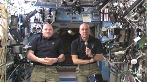 Station Crew Discusses Life In Space With News Media