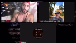 (8 29 2023) SG Sits Down w Derek Johnson and JustUltra on “Trump The Destroyer” Show