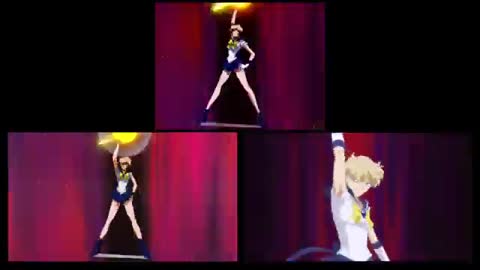 World Shaking Comparison ( Sailor Moon VS Sailor Moon Eternal )