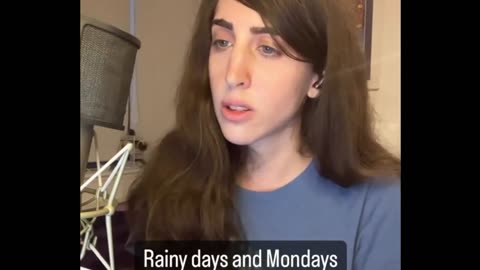 LIZ LIEBER on TIKTOK : Rainy Days And Mondays (Cover)