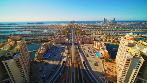 Dubai 8K Video Ultra HD 60 FPS (United Arab Emirates) in Drone Video-1