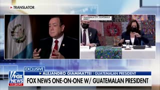 Guatemalan Pres. Giammattei Says He’s Only Talked to Kamala Harris Once About Border