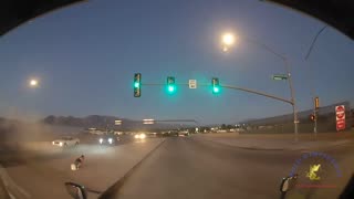 Ran The Light And Nearly Missed The Pedestrian