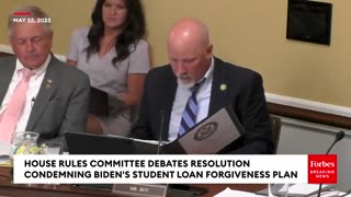 Chip Roy Grills Bobby Scott About Fairness Of Student Loan Forgiveness For People Who Paid Off Loans