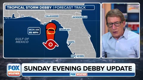 Bryan Norcross Analyzes Hurricane Probabilities For Debby Ahead Of Florida Landfall