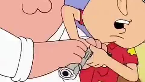 Family Guy -Quagmire and Joe shoot Peter