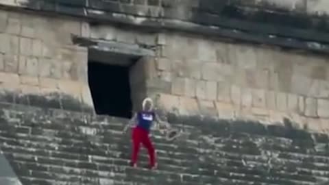 DON'T Climb Historic Monuments, Please! #shorts