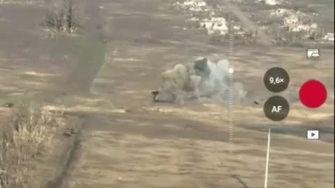 Incredible Footage of Russian APCs Hitting Mines Near Avdiivka