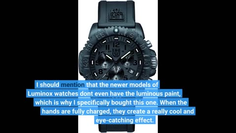 See Feedback: Luminox Navy Seal Blackout XS.3081.BO.F Mens Watch 44mm - Military Dive Watch in...