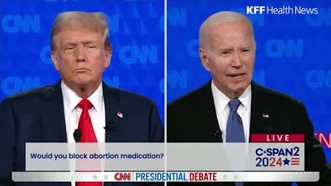 Biden and Trump Clash over Abortion during Presidential Debate 2024