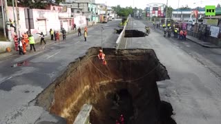 Massive Sinkholes Open in Guatemala