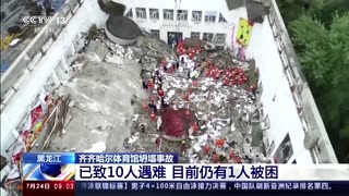 Ten killed after school gym roof collapses in China