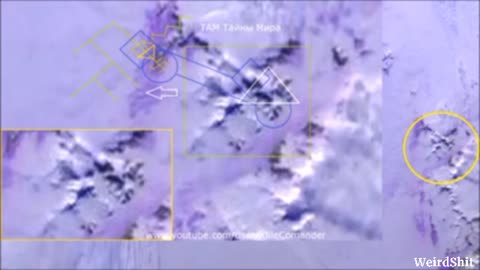 LEAKED SATELLITE FOOTAGE SHOW ANCIENT MEGALITHIC RUINS IN ANTARCTICA