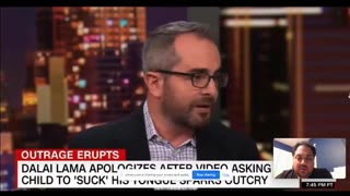 SICK CNN Panelist Defends ‘Playful’ Dalai Lama Telling Child to ‘Suck’ His Tongue