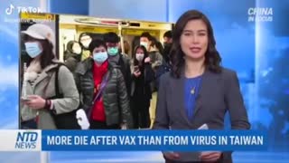 CHINA NTD NEWS - MORE DIE AFTER VAX THAN FROM VIRUS IN TAIWAN