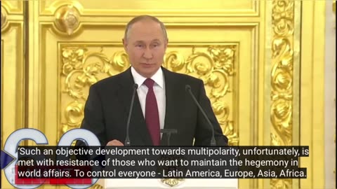 Putin tells international community that US hegemony is over