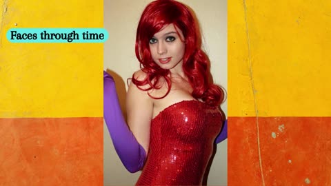 23 Sexy Pictures of Jessica Rabbit Wearing Hot Red Dress Beautiful Curvy Woman Long Legs Amazing