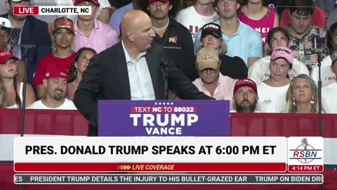 FULL SPEECH: Brandon Judd Speaks at Trump Rally in Charlotte, NC - 7/24/24
