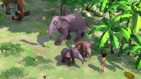 Jungle Book | Hindi Kahaniya | Mega Episode | Animation Cartoon | Power Kids PLUS