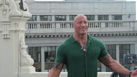 Dwayne Johnson (The Rock) presenta Black Adam en Madrid #therock #dwaynejohnson #blackadam