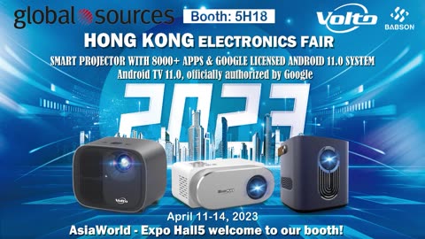 Volto projector factoryHongkong Consumer Elecronics Conference