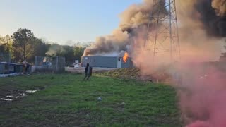 Future Atlanta Police Training Site Burns To The Ground In Wild Video