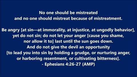 Godliness | No one should be mistreated and no one should mistreat - RGW Short