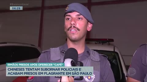 Chineses tentam subornar policiais e são presos em flagrante em SP