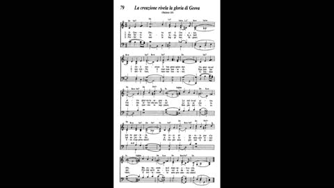 La creazione rivela la gloria di Geova (canzone 79 da Cantate lodi a Geova)