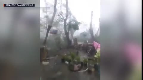 Typhoon Ulysses (Vamco)- Strong wind, heavy rain in San Jose, Camarines Sur