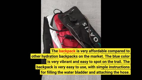Buyer Reviews: Water Buffalo Hydration Backpack - Lightweight Hydration Pack with 2L Water Blad...