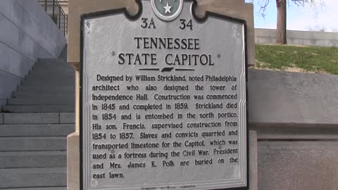 Tennessee Capitol Historic Marker
