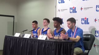 3A State Finalist Childress HS press conference on their 68-45 loss to Hitchcock.