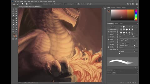 Speed Paint Number 6: Lava Dragon