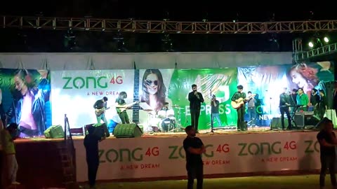 kashmir band night program in sindh university