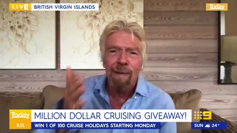 Sir Richard Branson unveils crazy cruise opportunity for Aussies | Today Show Australia