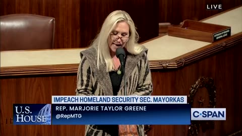 BREAKING: Rep Marjorie Taylor Greene files articles of impeachment against Secretary Mayorkas