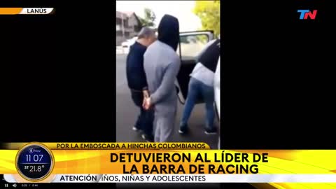 LANÚS I Detienen al líder de la barra de Racing por el ataque a hinchas de Cali