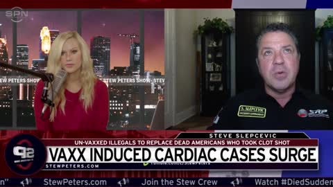 Heart Attacks SURGE From Vaxx; Un-Vaxxed Illegals To Replace Dead Americans Who Took Clot Shot