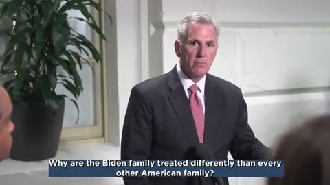 Why is the Biden family treated differently than every other family in America?