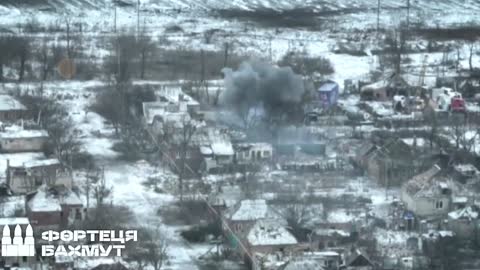 Ukrainian Forces Blow Up Russian Ammunition Warehouse Near Bakhmut