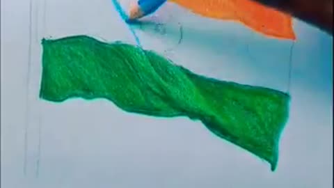 India flag 🇮🇳 drawing #shorts #drawing #viral