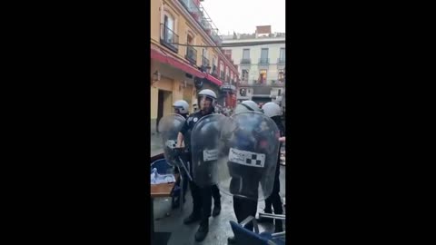 Celtic Fans trouble with police in Spain ahead of Real Madrid match