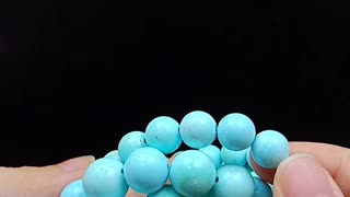 Natural turquoise beads bracelet Genuine Natural Gemstone Bracelet 20240216-01-08