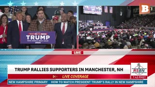 LIVE: Donald Trump Delivering Remarks in Manchester, NH...