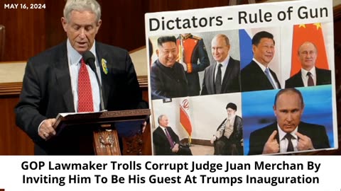 GOP Lawmaker Trolls Corrupt Judge Juan Merchan