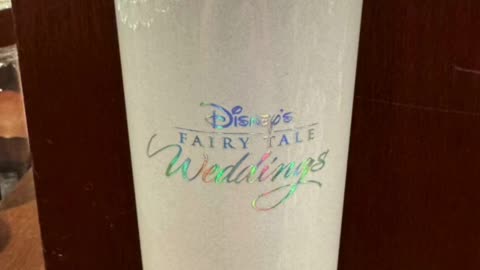 Disney Parks Corksicle Happily Ever After Wedding Water Bottle #sho