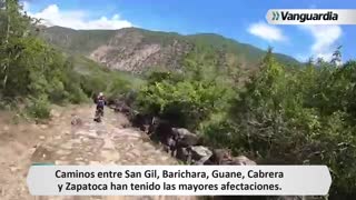 Motociclistas dañan caminos reales