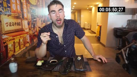 DEATHLY SPICY SUSHI CHALLENGE WITH CAROLINA REAPERS | 9 MILLION SCOVILLE | MAN VS FOOD