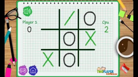 Tic Tac Toe Paper Note